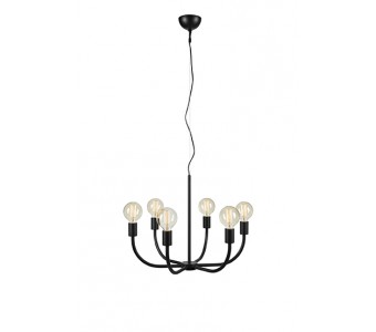 Pakabinamas šviestuvas AMISTOSO 6L Black